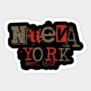 Nueva York 1642 16.0 Sticker